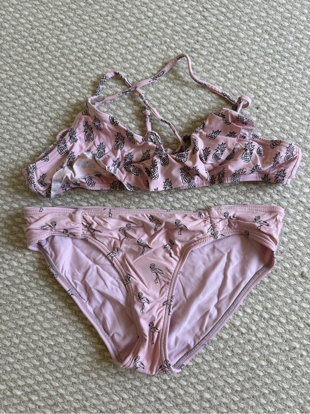 Teen O’Neill Flamingo Pineapple Pink Bikini